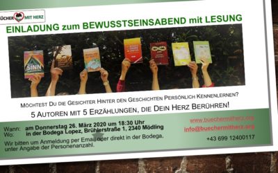 LESUNG ABGESAGT! Donnerstag, 26. März 2020, 18.30 Uhr, Bodega López Mödling … NEUER TERMIN FOLGT!